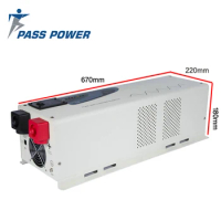 6000w off grid/hybrid solar Inverter with charger, pure sine wave solar inverter 24/48v dc/ac, 1 phase with CE