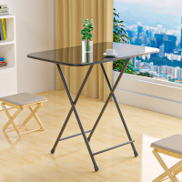 80cm折疊桌出租屋小戶型小型房間窄寫作業的桌子吃飯小方桌簡約