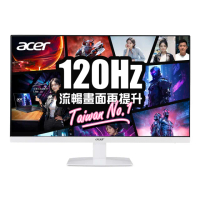【Acer 宏碁】HA270 G0 電腦螢幕(27型/FHD/120Hz/1ms/IPS)