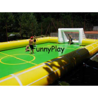 Inflatable Soap Football Field,Soccer Football Field For Sale,Big Outdoor CE Certificated Inflatable Football Pitch for rental