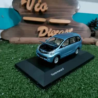 Diecast Miniatur Toyota Avanza G biru skala 1:43