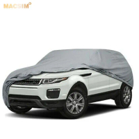 Bạt phủ ô tô chất liệu vải không dệt 4 lớp cao cấp MACSIM cho Peugeot 508 màu ghi