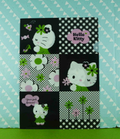 【震撼精品百貨】Hello Kitty 凱蒂貓 文件夾 黑色花【共1款】 震撼日式精品百貨