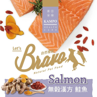 台灣 Bravo 自然禮讚 無穀漢方 鮭魚(三文魚)貓糧 5.45KG
