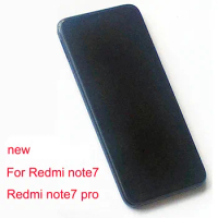 Display with Frame for Xiaomi Redmi Note 7, LCD Touch Screen Digitizer, Assembly for Redmi Note 7 Pro, Oleophobic Coating, New