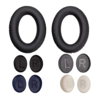 Ear Pads For BOSE QuietComfort 35II QC35 Headphones Leather Foam Earmuffs Cushion Headset Covers Sponge Foam Replacement
