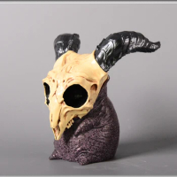[New] 4.5INCH Creepy Hill GK Sheep Head Monster Resin Full Body BOBBY FIGURE Blank Resin Toys For DIY Painting