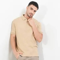 Hush Puppies Kaos Polo Pria Blizzard Khaki 2XL