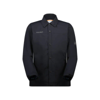 【Mammut 長毛象官方直營】Utility Coach Jacket AF 日系都會風防風防水教練外套 黑色 中性款 #1012-00760