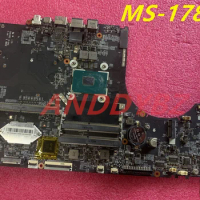 Used MS-17851 VER 1.0 For MSI GT72 GT72VR Notebook CPU Motherboard I7-6700HQ DDR4 100% Working Test OK