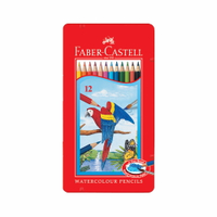 【文具通】Faber-Castell 輝柏 兒童 無毒 水性 油性 彩色鉛筆 色鉛筆 紅鐵盒 A1340040
