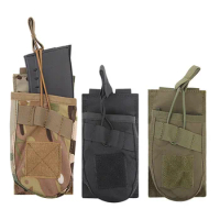 Tactical Molle Single 7.62mm Magazine Pouch for AK47 M4 AR15 Nylon Rifle Gun Mag Bag Airsoft Hunting Accessories Tool Pouch
