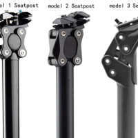 Suspension Seatpost for Bicycles, Shock-Absorber Bike Seat Post for Road, Gravel, Hybrid, and E-Bikes