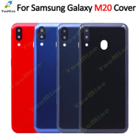 Housing For Samsung Galaxy M20 M205 Battery Back Door Cover Rear Case + Camera Replament For Samsung M20 Back Housing