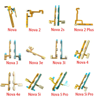 Suis kuasa, butang hidup / mati, rantai kunci kelantangan, Kabel fleksibel untuk Huawei Nova 2 Plus 