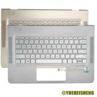95%New For HP ENVY13-AB ENVY 13-AB 13-ab067tu palmrest US keyboard uppper cover case topcase Backlight,100%tested