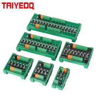 PLC DC output Din Rail amplifier board PLC Relay Board 24V MCU control board SOM transistor 2/4/6/812/16 Way