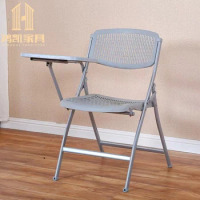 Student Library Folding Chair Metal Packing Design Material Classroom Furniture Study School Book Store