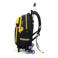 Pokemon Backpack Trolley School Bag Stairs Climbing Student Lightening Backpack Travel Bag Laptop Bookware Storage Bag Gift