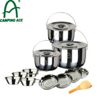【CAMPING ACE 野樂 露營提鍋組】ARC-159/登山/露營/折疊碗/套鍋/炊具