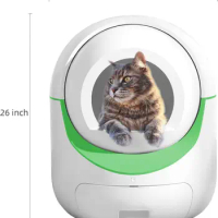 Large Self Cleaning Cat Litter Box, Pretty Automatic Cat Litter Box Robot with APP Control &amp; Safe Alert &amp; Smart