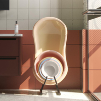 浴室廁所盆子臉盆收納架可摺疊臉盆架落地式家用衛生間放盆置物架
