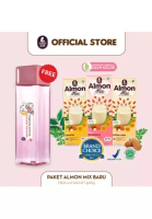 Mama Bear MamaBear AlmonMix Minuman Serbuk Almond Dengan Daun Kelor 3Box FREE 1 Botol - Pelancar ASI - ASI Booster