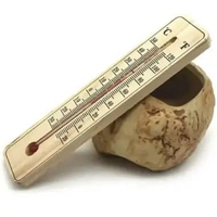Termometer Kayu / Wooden Thermometer Air Raksa