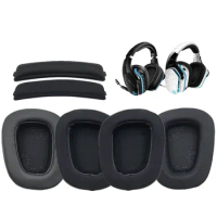 Earphone Cover Ear Pads Cushions Headband Kit For Logitech G935 G635 G933 G633 Gaming Headset Earpads For Electric Instrument