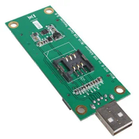 CY Mini PCI-E Wireless WWAN to USB Adapter Card with SIM Card Slot Module Testing Tools