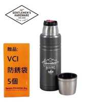 【Gentlemen's Hardware】極簡保溫隨身杯 搭配美式手寫字體