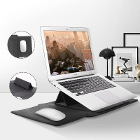 可當支架 蘋果 筆電包 內膽包 macbook 11/13/15吋 電源包 手提包 防水 皮革 戴爾 聯想 防摔 電腦包