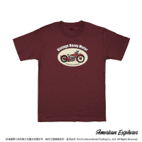 American Explorer 美國探險家 印花T恤(客製商品無法退換) 圓領 美國棉 T-Shirt 獨家設計款 棉質 短袖 -復古重機