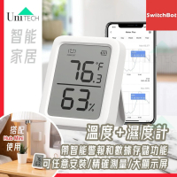 SwitchBot - 數字溫度濕度計 (兼容Alexa，Google Home，Apple Siri，Smart Things)