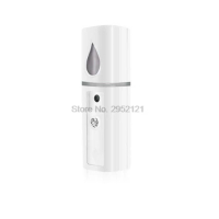 by dhl 100pcs Portable USB Mini Face Spray Beauty Nano Mist Sprayer Facial Body Nebulizer Steamer Moisturizing Skin Care new