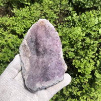 0.75kg Natural Amethyst Crystal Cluster Quartz Druzy Geode Stone Healing