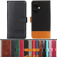 For OnePlus Nord CE 3 Lite 5G Case Flip Leather Silicone Back Case for OnePlus Nord CE 3 Lite Phone Cover Coque CE3 Lite Capa