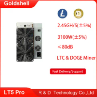 Used Goldshell LT5 Pro 2.45GH/S 3100W±5% LTC Litecoin Doge Asic Miner Better Than Antminer L3+ L3++