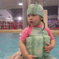 【Splash About 潑寶】兒童 泳衣 浮力 防曬 抗UV -花漾蜻蜓(兒童連身泳裝)