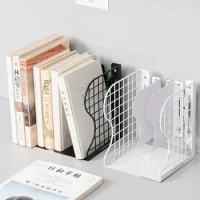 3Colors Retractable Book Stand Creative Students Use Bookshelf Data Clip Stretch File Baffle Retract Zoom Book Shelf Bookend