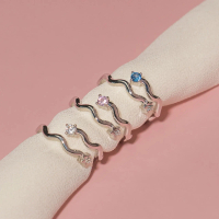 （จัดส่งจากประเทศไทย）. Petite Gwen Ring, Adjustable Wavy Ring. Fashion accessories #อย่าน้อยใจตัวเอง