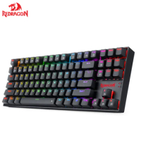 Redragon K552 RGB Wireless Mechanical Keyboard 5.0 Bluetooth Gaming Keyboard Blue Switches RGB Lighting for PC Laptop Cell Phone