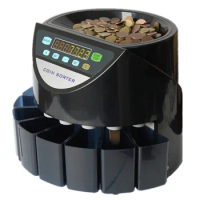 Japanese/Eur/Thailand/Singapore/Philippines/Malaysia Coin Sorter Coin Counting Classification Money Counter Coin Sorting Machine