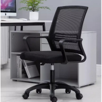 網布辦公椅子（07黑框黑網）尼龍脚