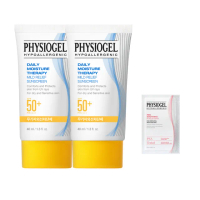 【PHYSIOGEL 潔美淨】低敏全物理保濕防曬霜40ml_2入 SPF50＋PA＋＋＋＋(防曬霜/防曬/臉部保養)