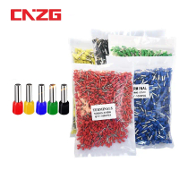 Terminal Akhir Kord Bertebat, 1000pcs / Pek, E7508, E4009, E6012, E10-12, Terminal Tekanan, Ferrules