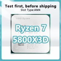 Ryzen 7 5800X3D CPU 7nm 8 Cores 16 Threads 3.4GHz 96MB 105W processor Socket AM4 For A520 Desktop motherboard R7 5800X3D