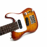More Color Tele Tenor Electric Ukulele 26 Inch Solid Mini Hawaiian Guitar 4 Steel Strings Ukelele Guitarra Guitarist