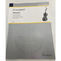 【學興書局】Schubert 舒伯特 Konzert C 大調 viola 中提琴 鋼琴 Schott版