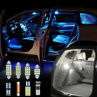 สำหรับ Ford Focus 1 2 3 MK1 MK2 MK3 2001 - 2015 2016 2017 2018รถ LED Canbus ภายในโดม Vanity กระจก Trunk Light อุปกรณ์เสริม